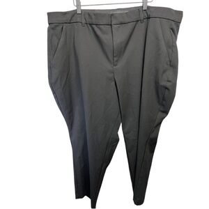 Torrid Studio Trouser Straight Deluxe‎ Stretch Mid-Rise Pants Size 26R Black